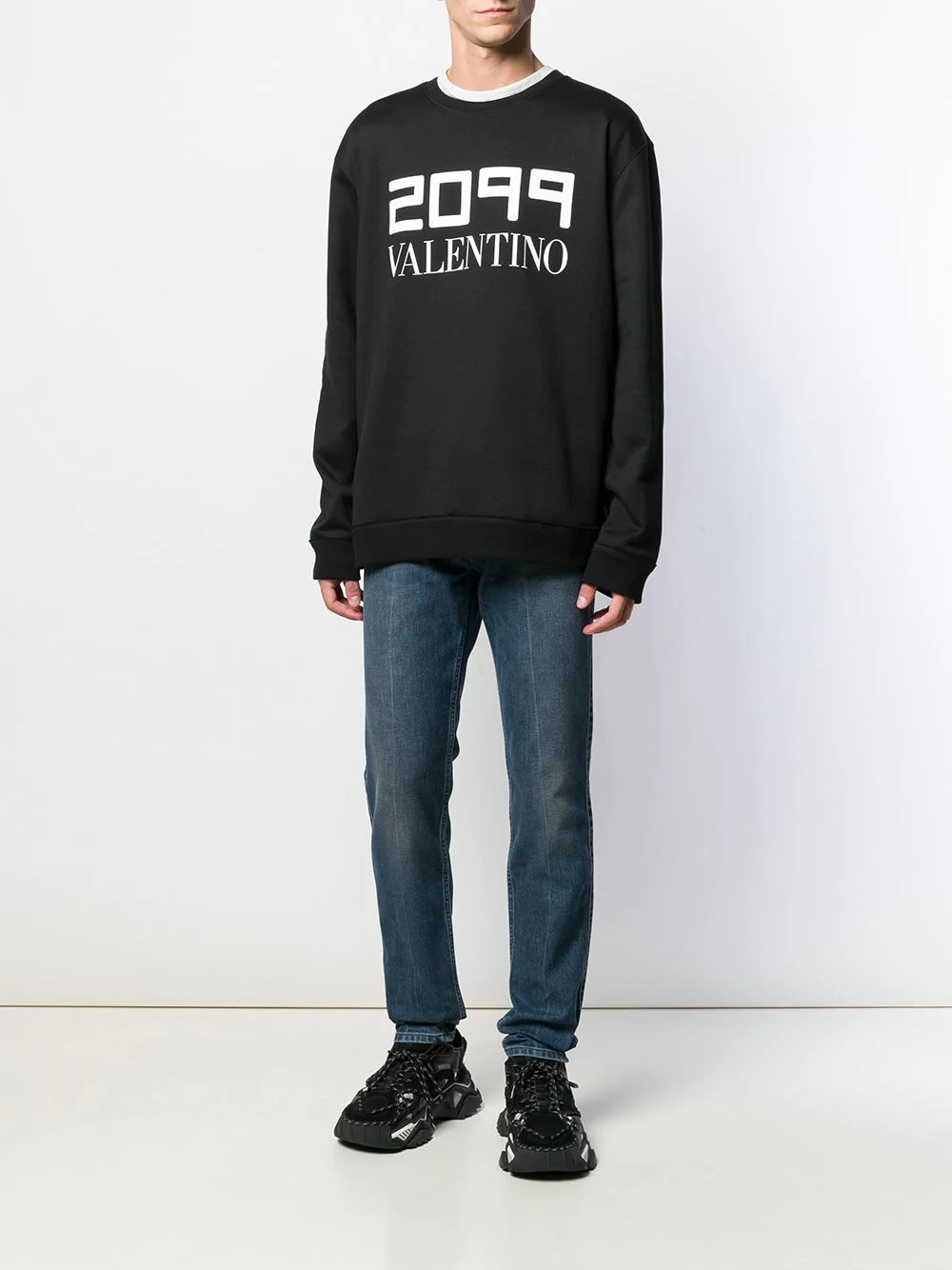 2099 logo printed sweatshirt - 2