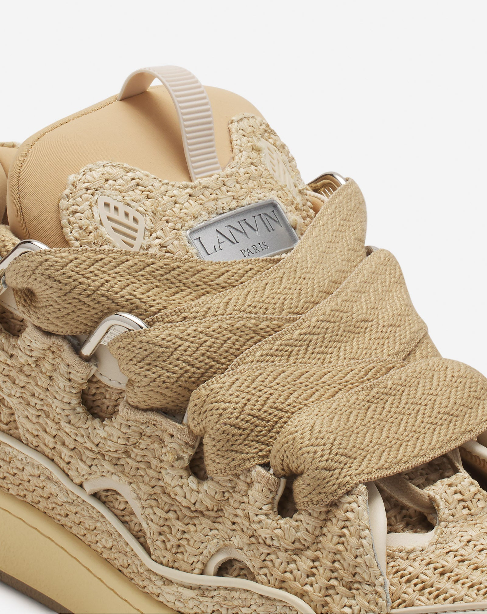 CURB RAFFIA SNEAKERS - 5