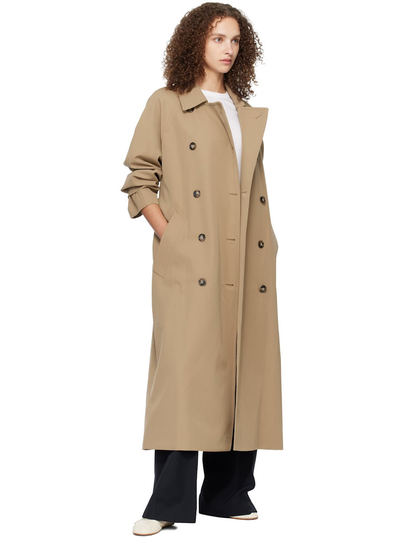 A.P.C. Beige Belted Trench Coat outlook