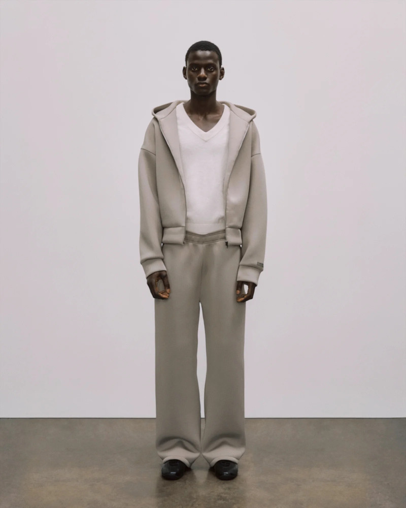 entire studios SCUBA ZIP HOOD CLAY outlook