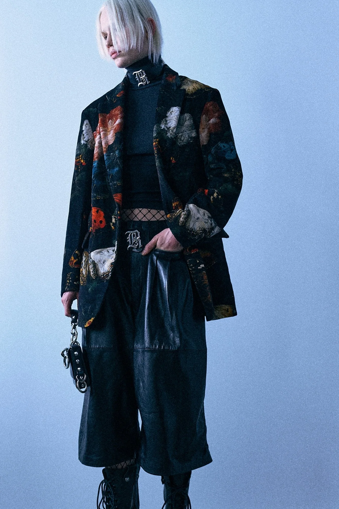 Oversized Ragged Blazer - 1