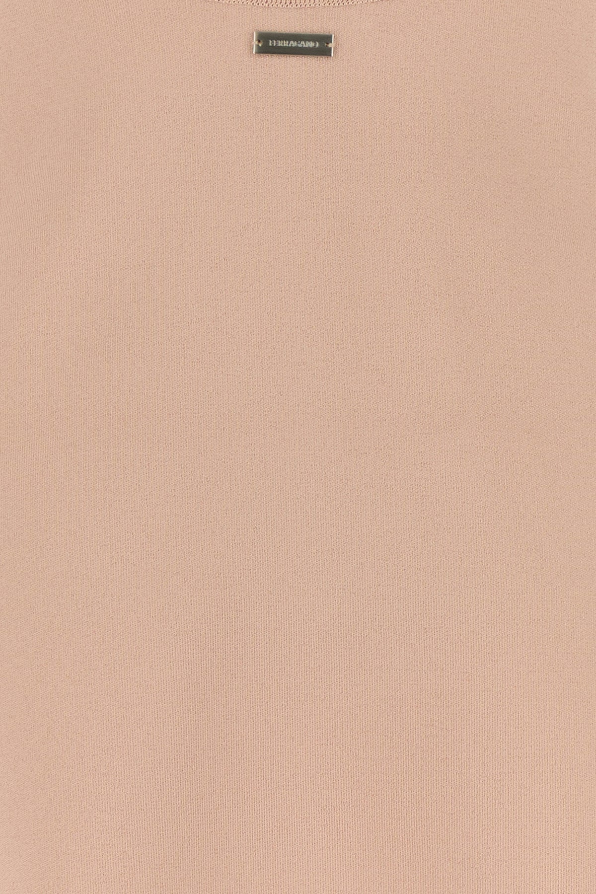 Pink stretch viscose blend dress - 3