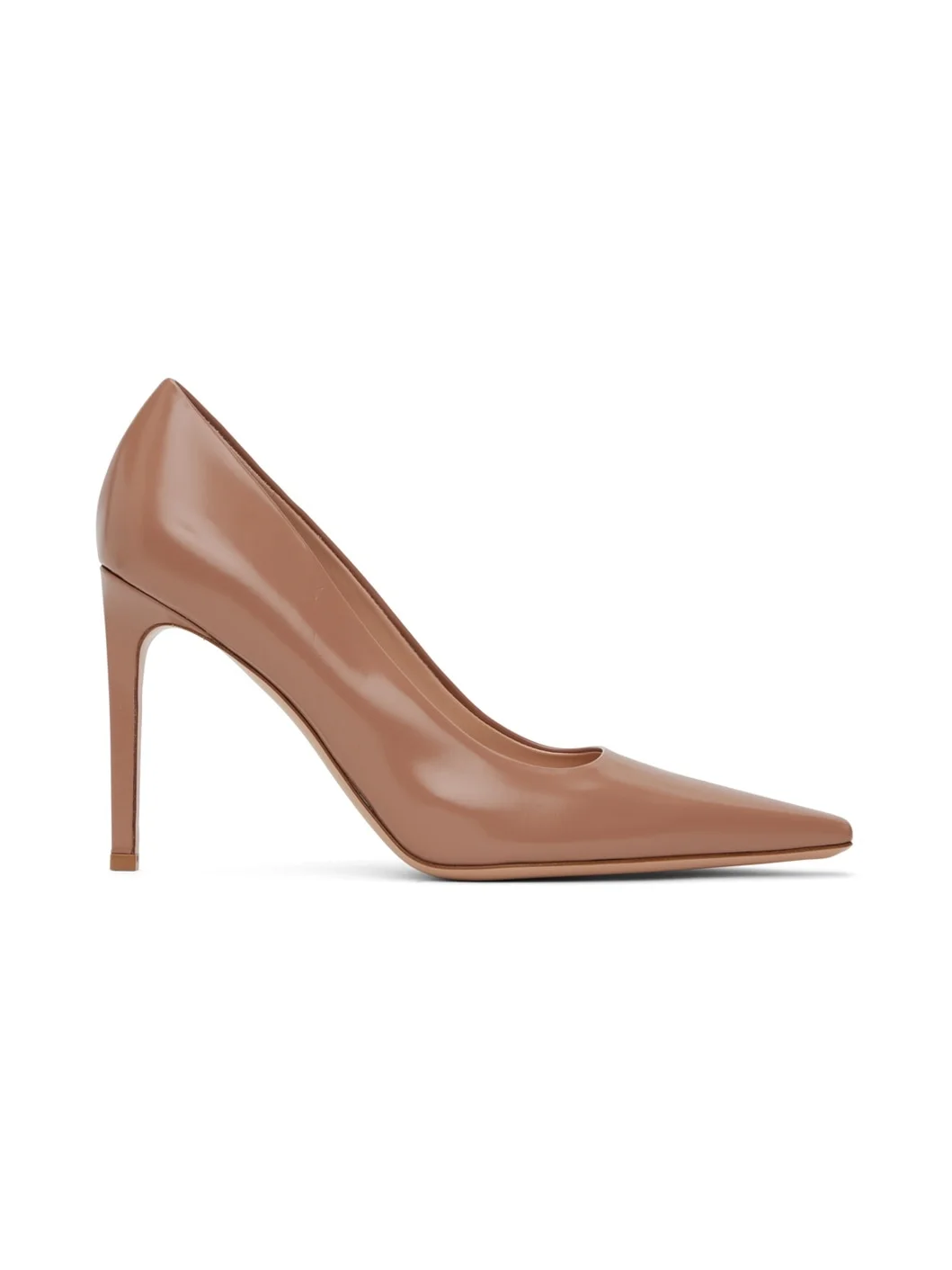 Beige Gianvito 85 Pump Heels - 1