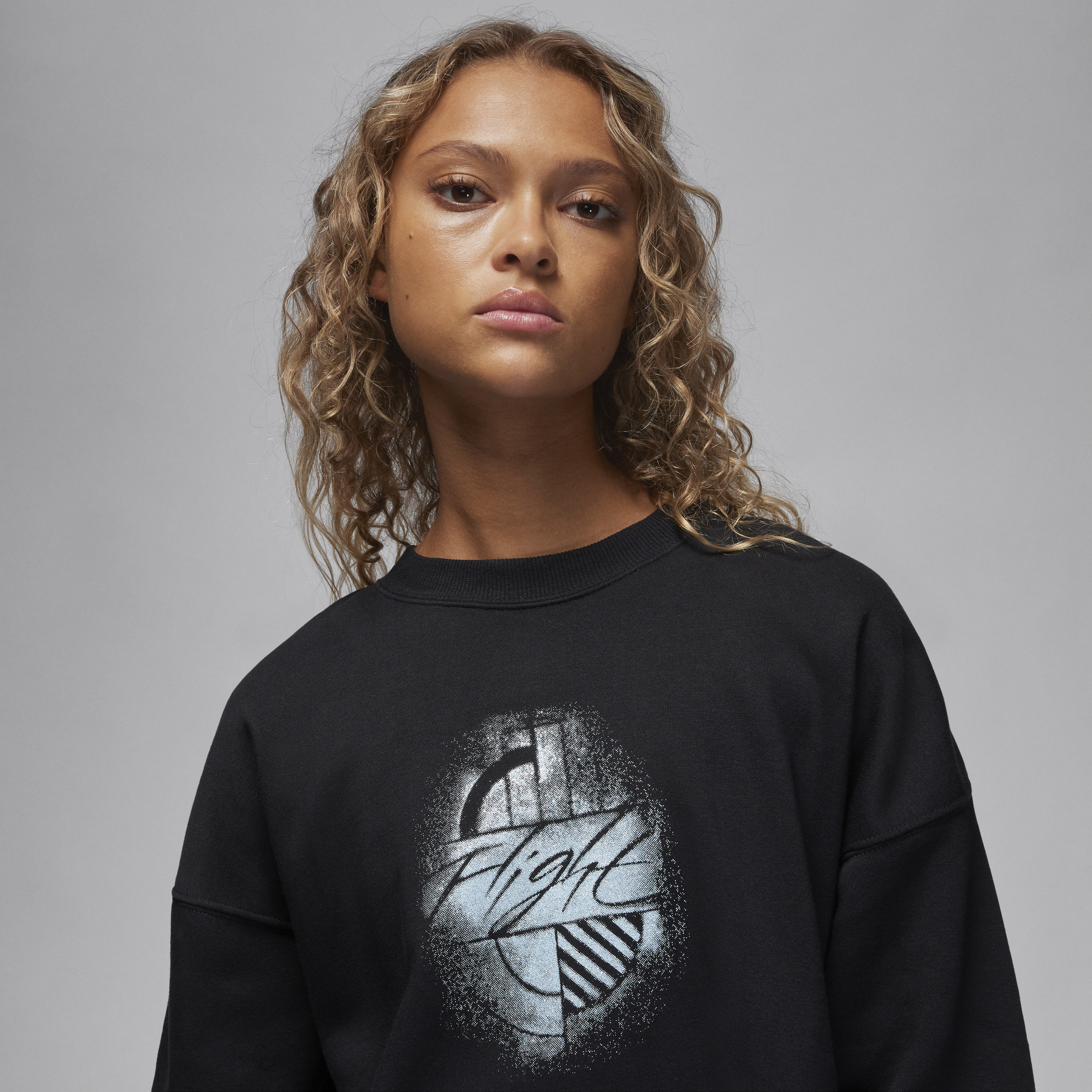 Women's Jordan Brooklyn Fleece Graphic Crew-Neck Sweatshirt - 3