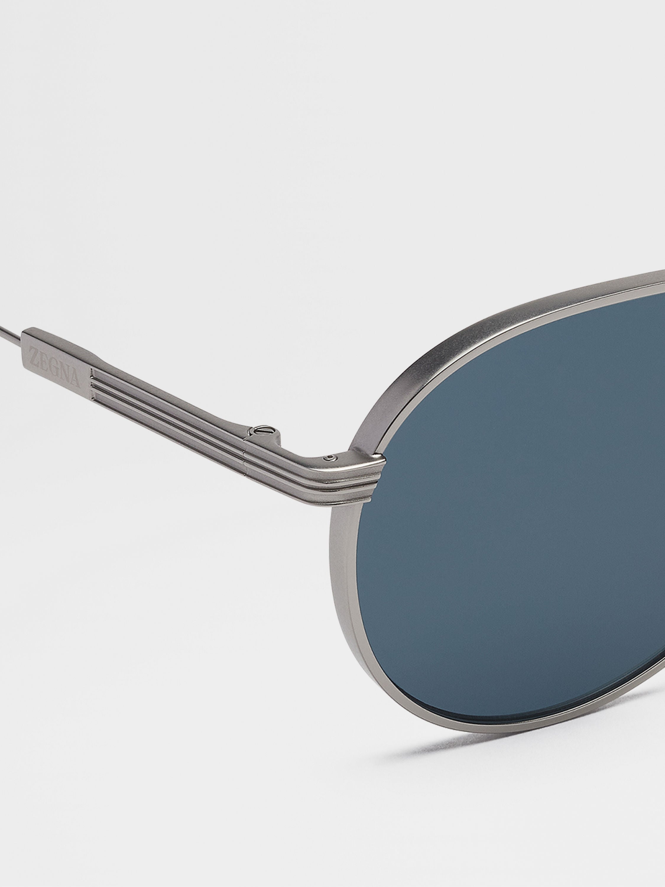 LIGHT RUTHENIUM METAL SUNGLASSES - 2