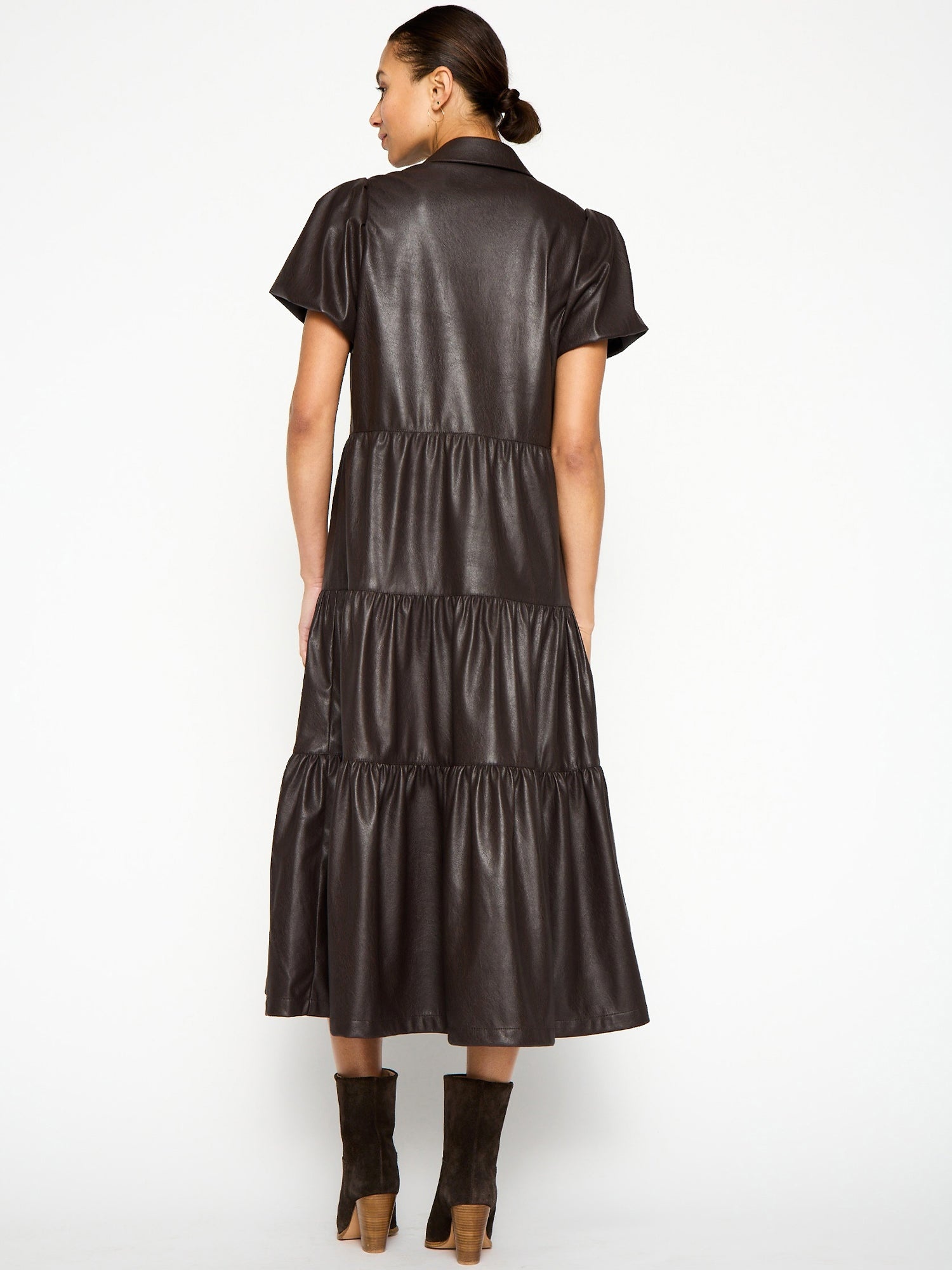 The Havana Vegan Leather Dress - 5