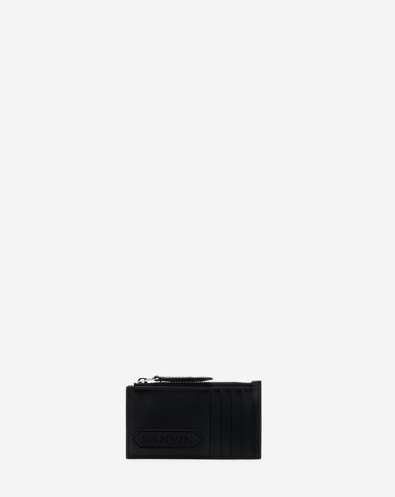 LANVIN SIGNATURE LEATHER CARDHOLDER 1