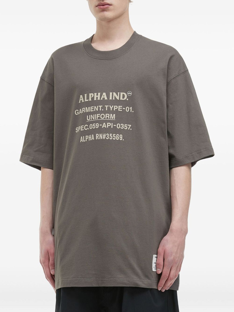 graphic-print crew-neck T-shirt 3