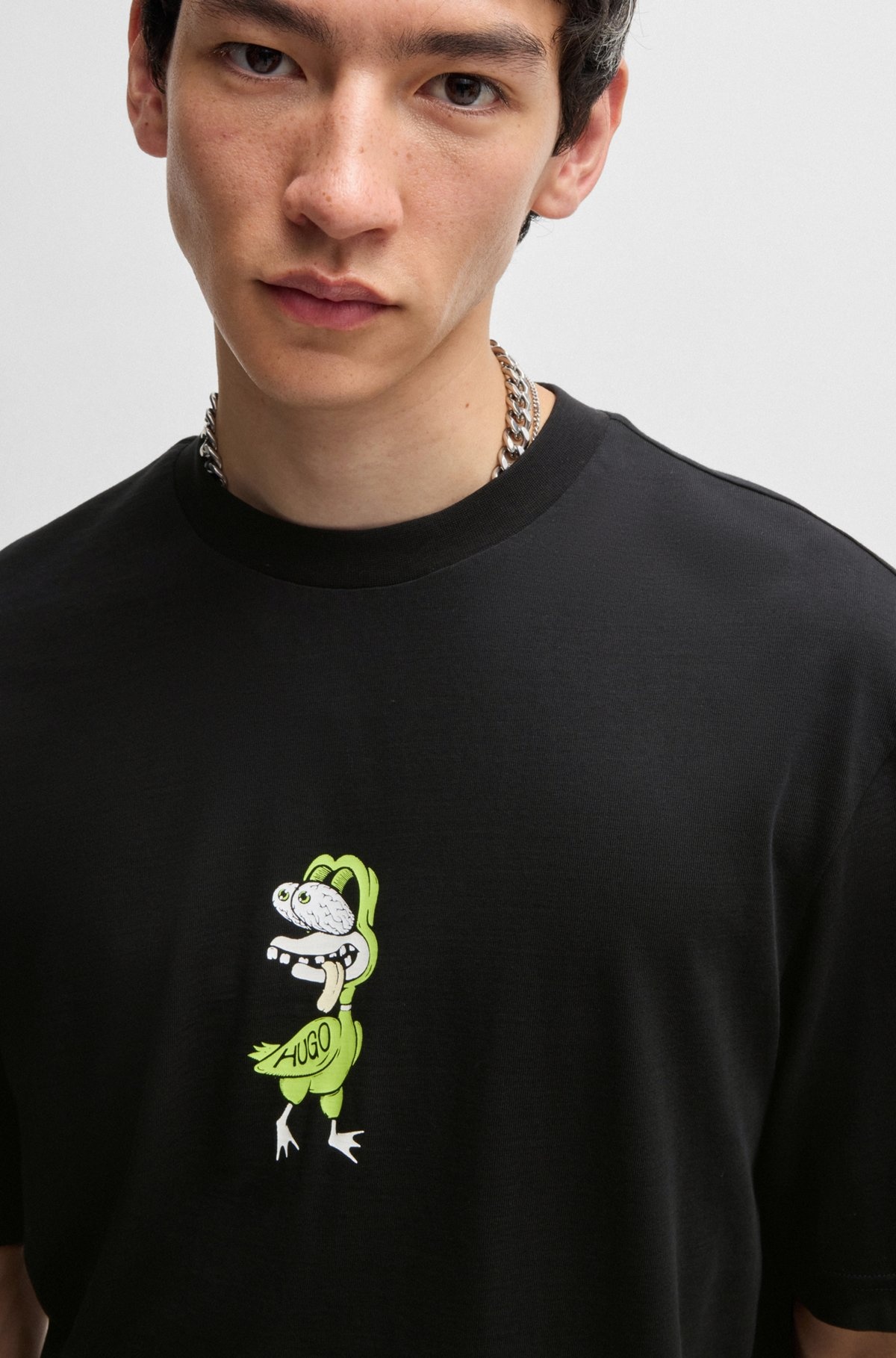 COTTON-JERSEY T-SHIRT WITH ANIMAL GRAPHIC - 3
