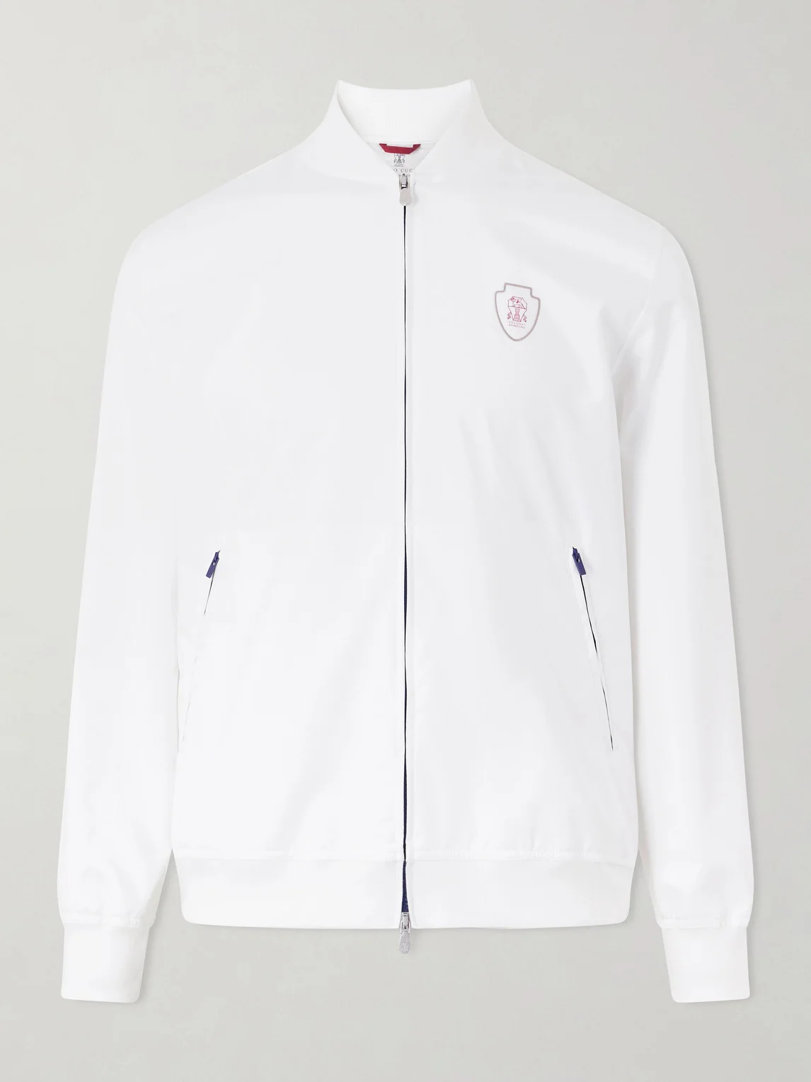 Logo-Appliquéd Shell Jacket - 1