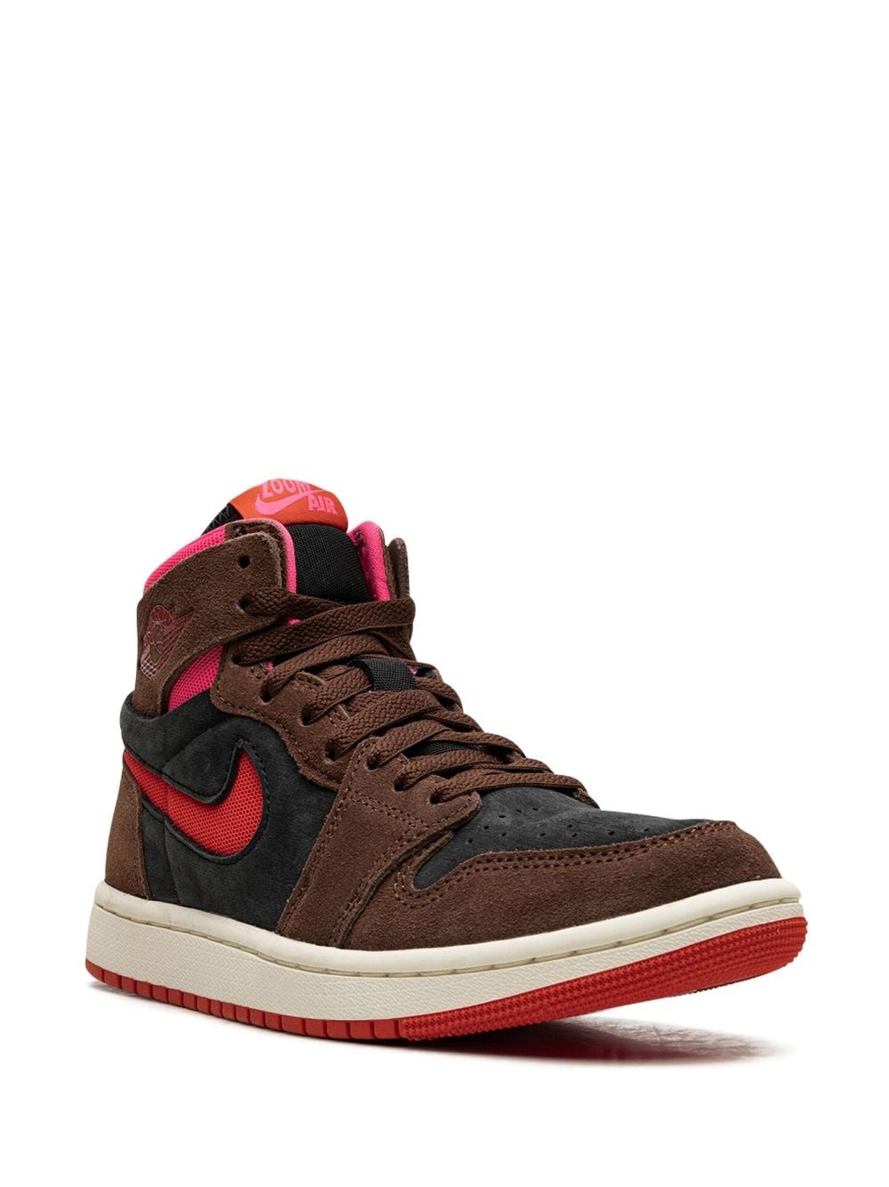 Air Jordan 1 Zoom Air CMFT "Cacao Wow/Picante Red/Black/Hyper Pink" sneakers - 2