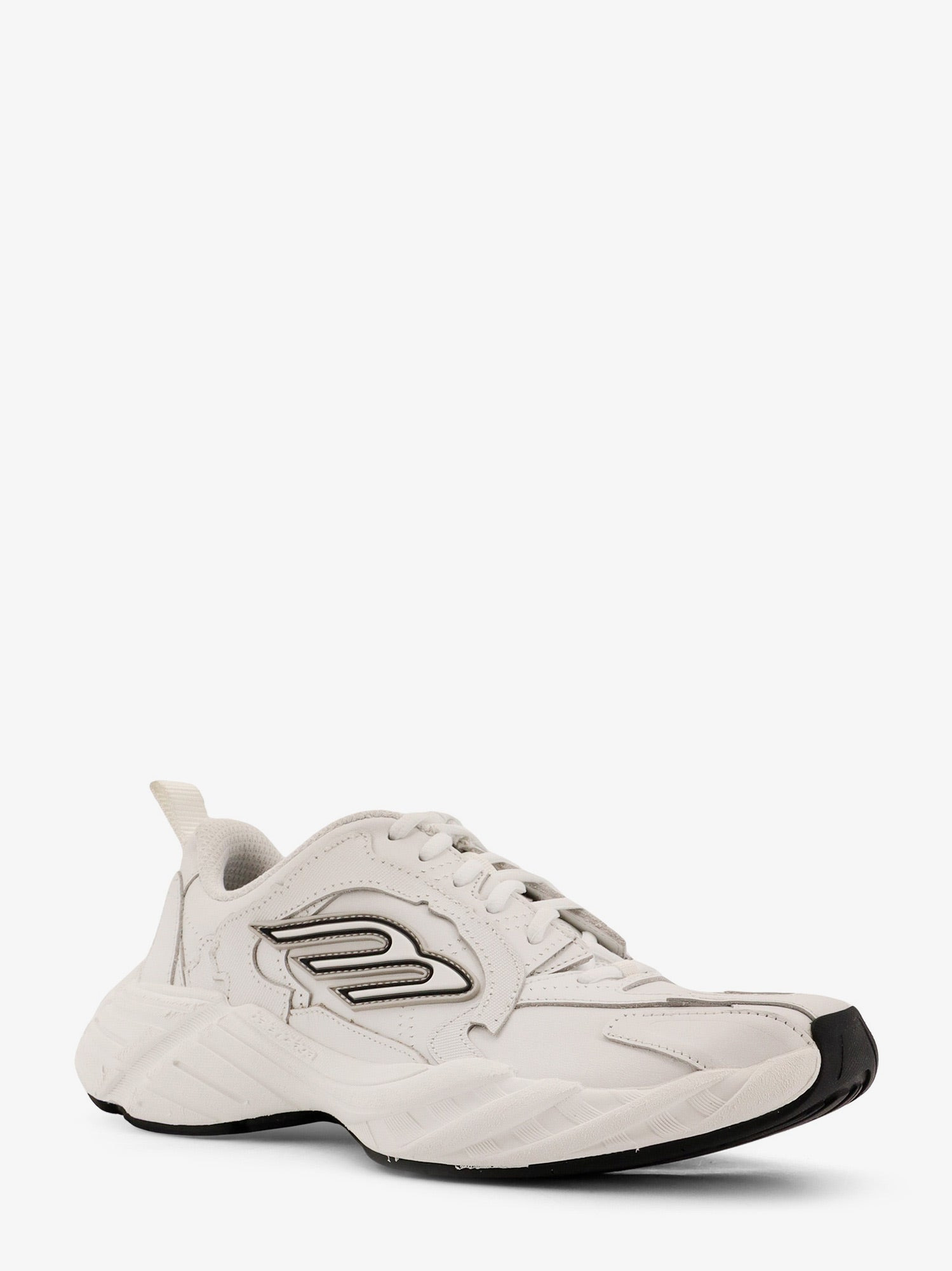 Balenciaga Monday Low-Top Sneakers In Leather - 3