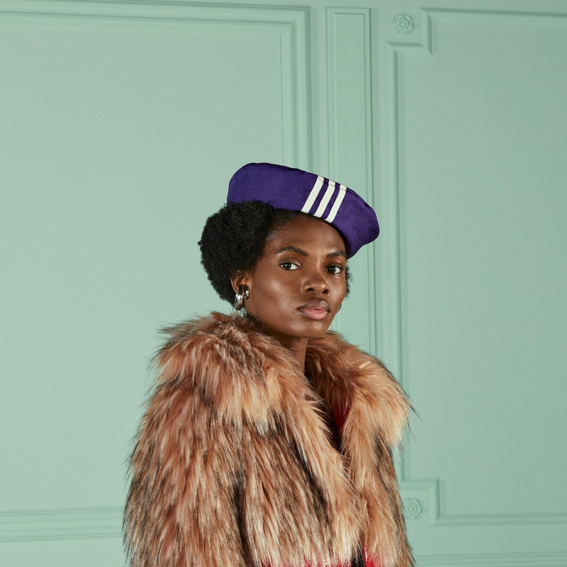 adidas x Gucci GG Trefoil beret 3