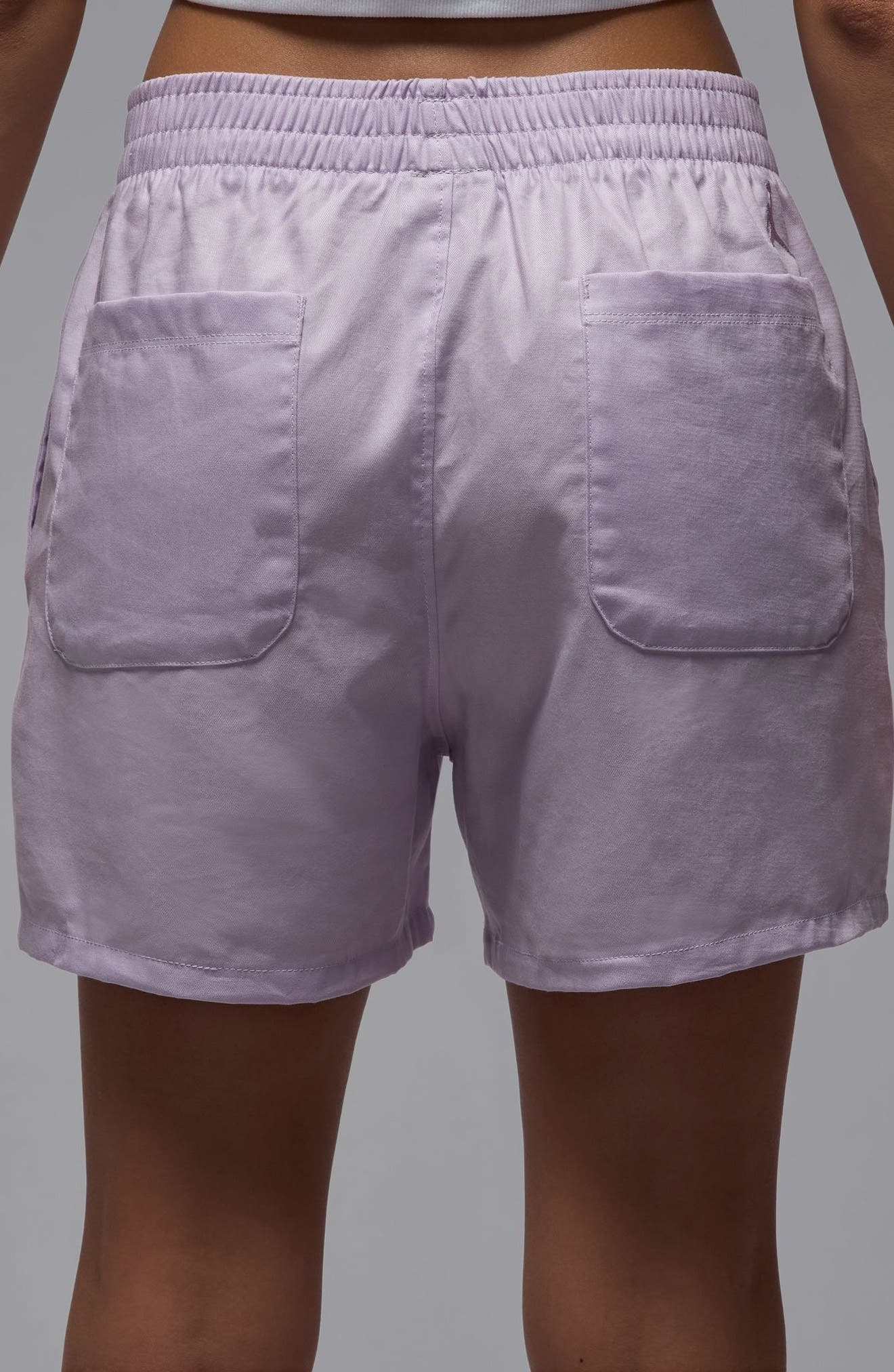 Jordan Rose Embroidered Cotton Shorts in Doll at Nordstrom - 2