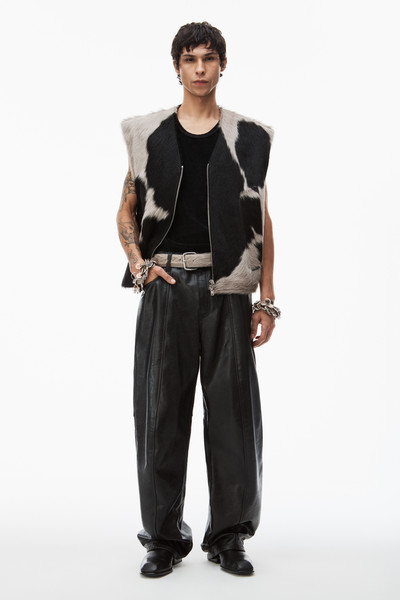 Alexander Wang trouser in crackle patent outlook