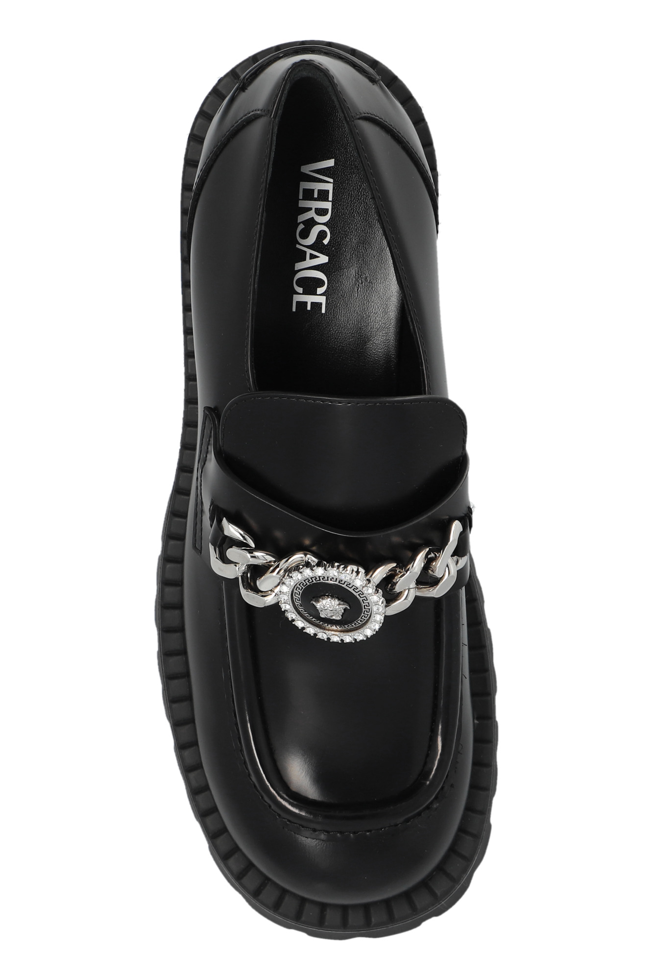 VERSACE Women Calf Leather Loafers - 6