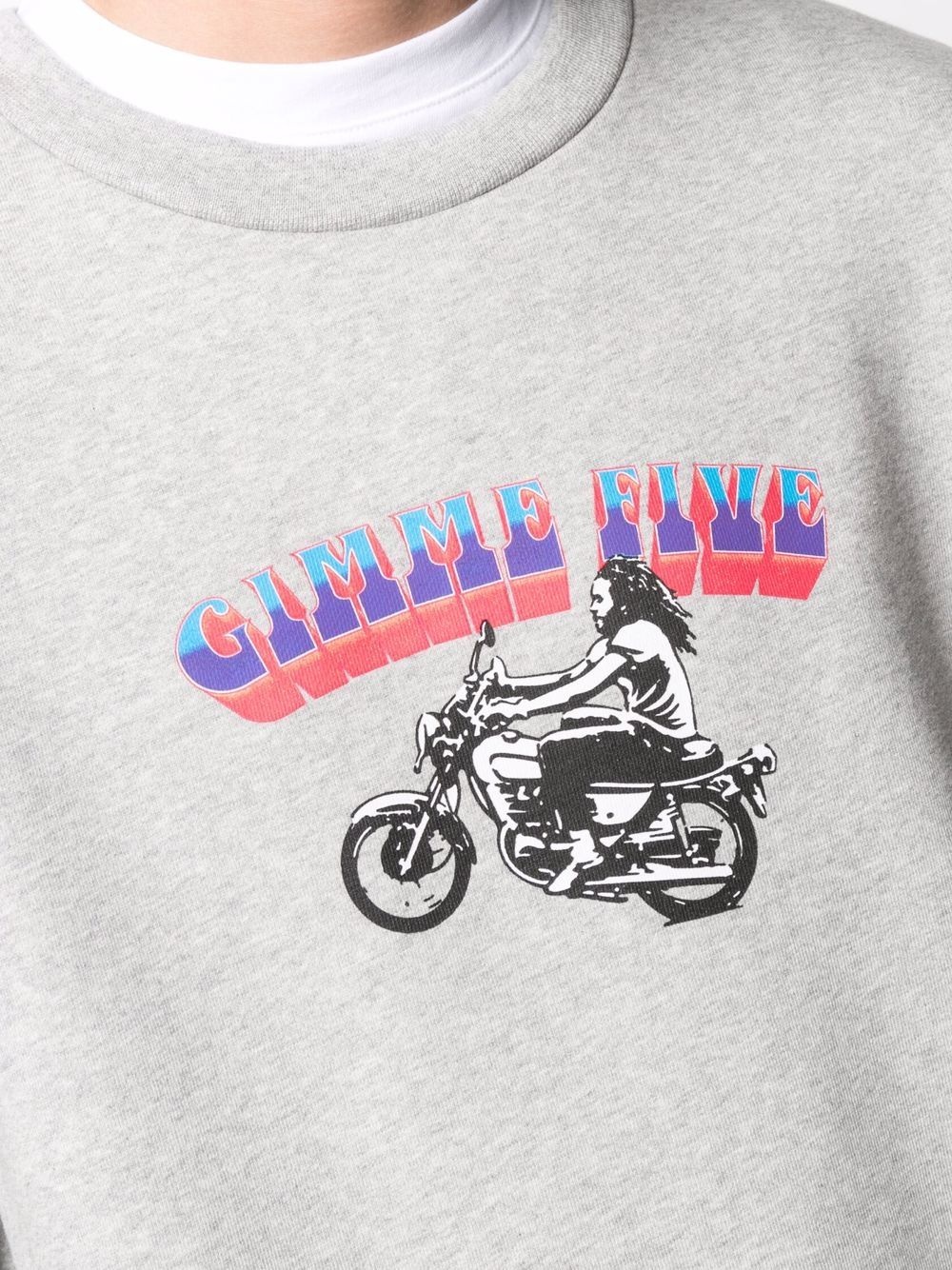 Mika graphic-print sweatshirt - 5