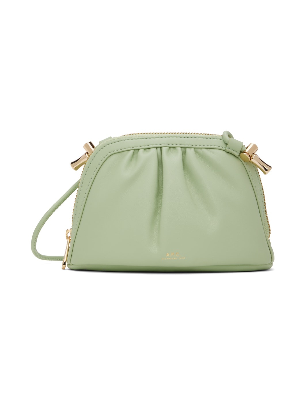 Green Ninon Small Drawstring Bag - 1