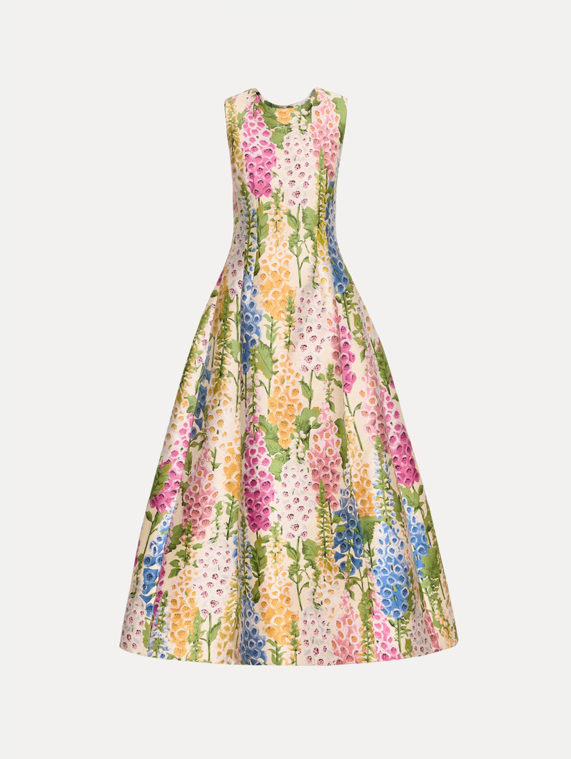 FOXGLOVE JACQUARD COCKTAIL DRESS 1