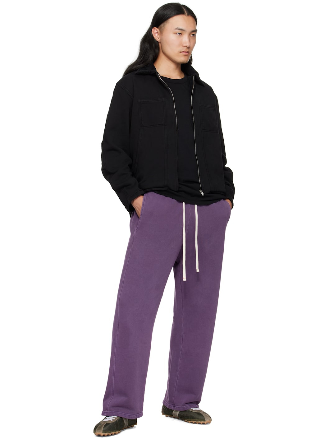 Purple Heavyweight Classic Sweatpants - 4
