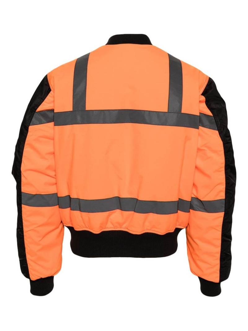 MAHARISHI Hi-Vis MA-1 padded bomber jacket outlook