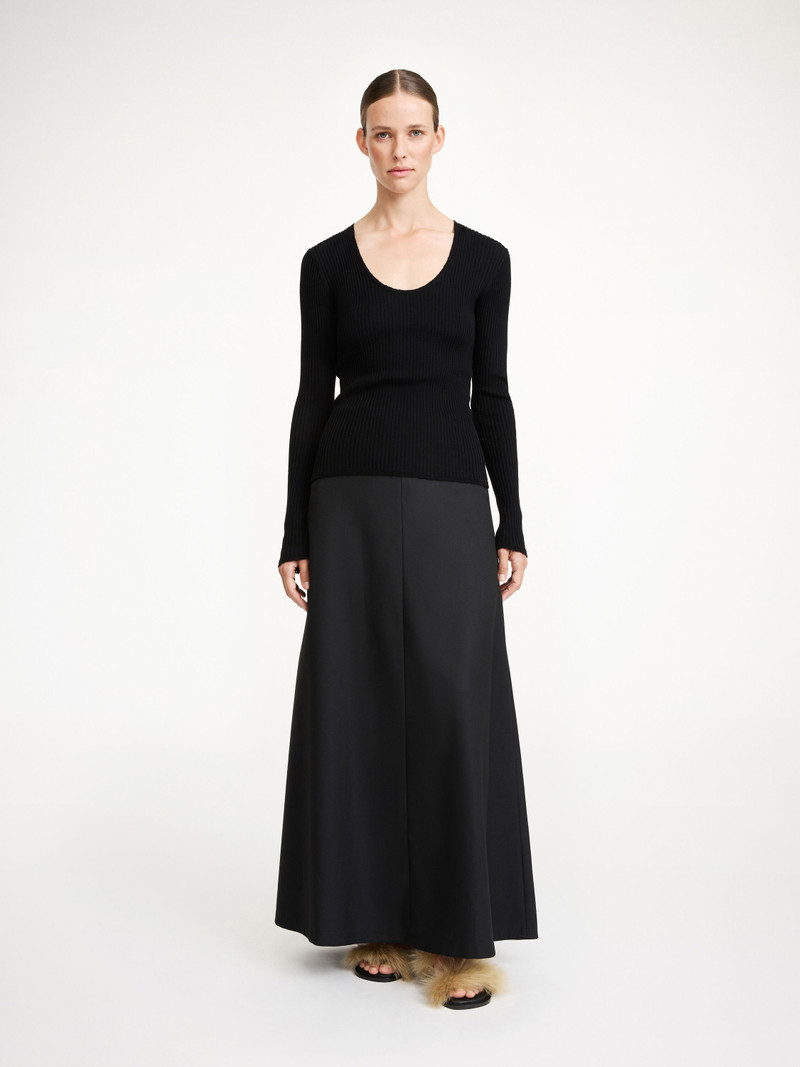 BY MALENE BIRGER Rinah merino wool top outlook