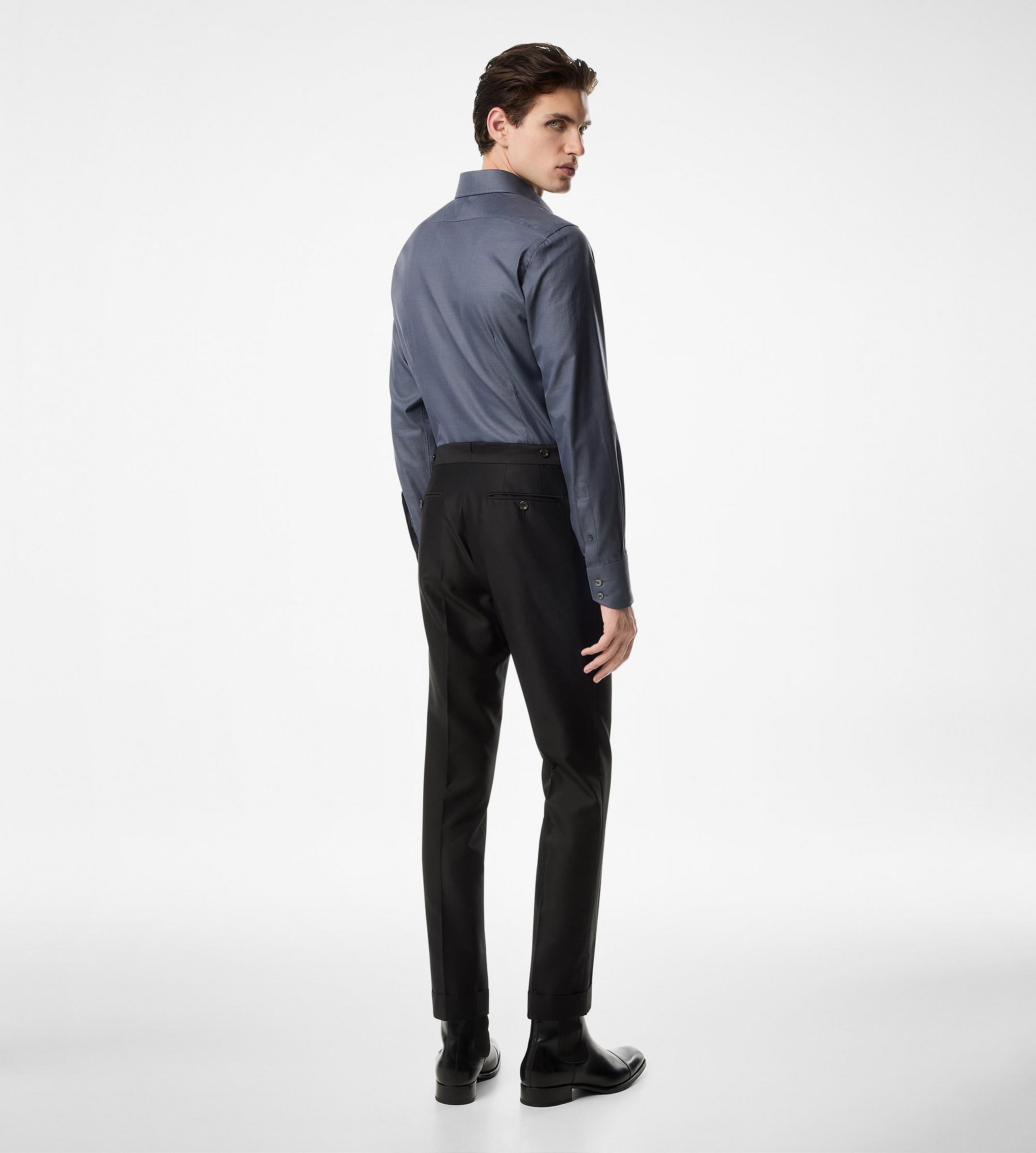 SHARKSKIN SLIM FIT SHIRT - 3