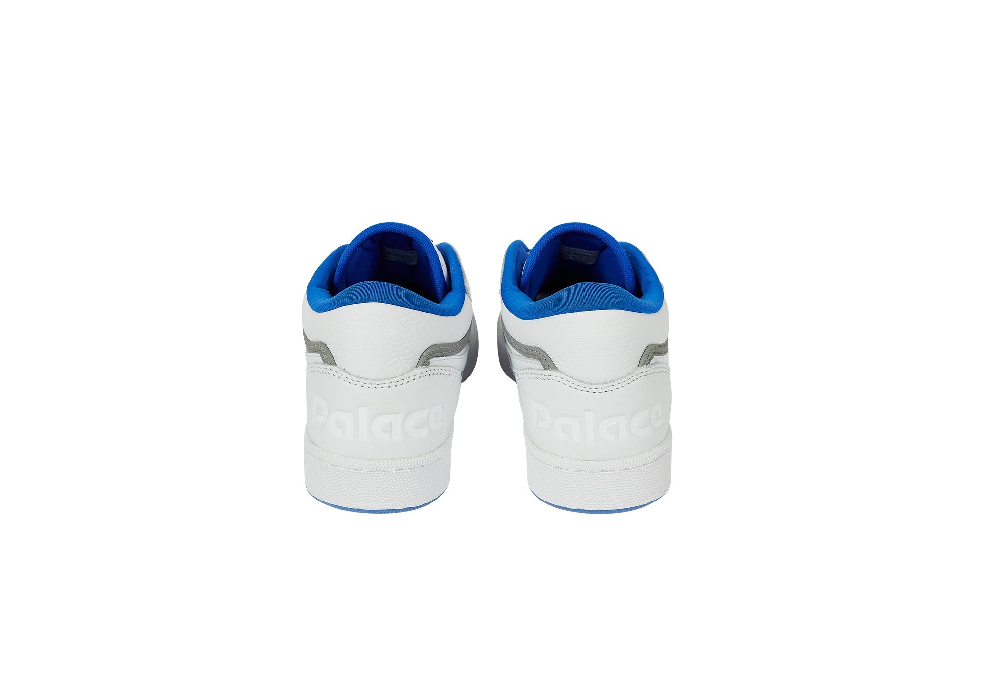 PALACE REEBOK CLUB C MID II REVENGE FOOTWEAR WHITE / COURT BLUE / PEWTER - 4