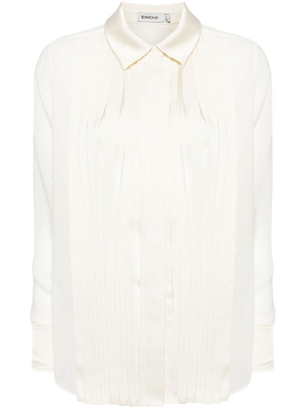 Vinka pleated long-sleeve shirt - 1