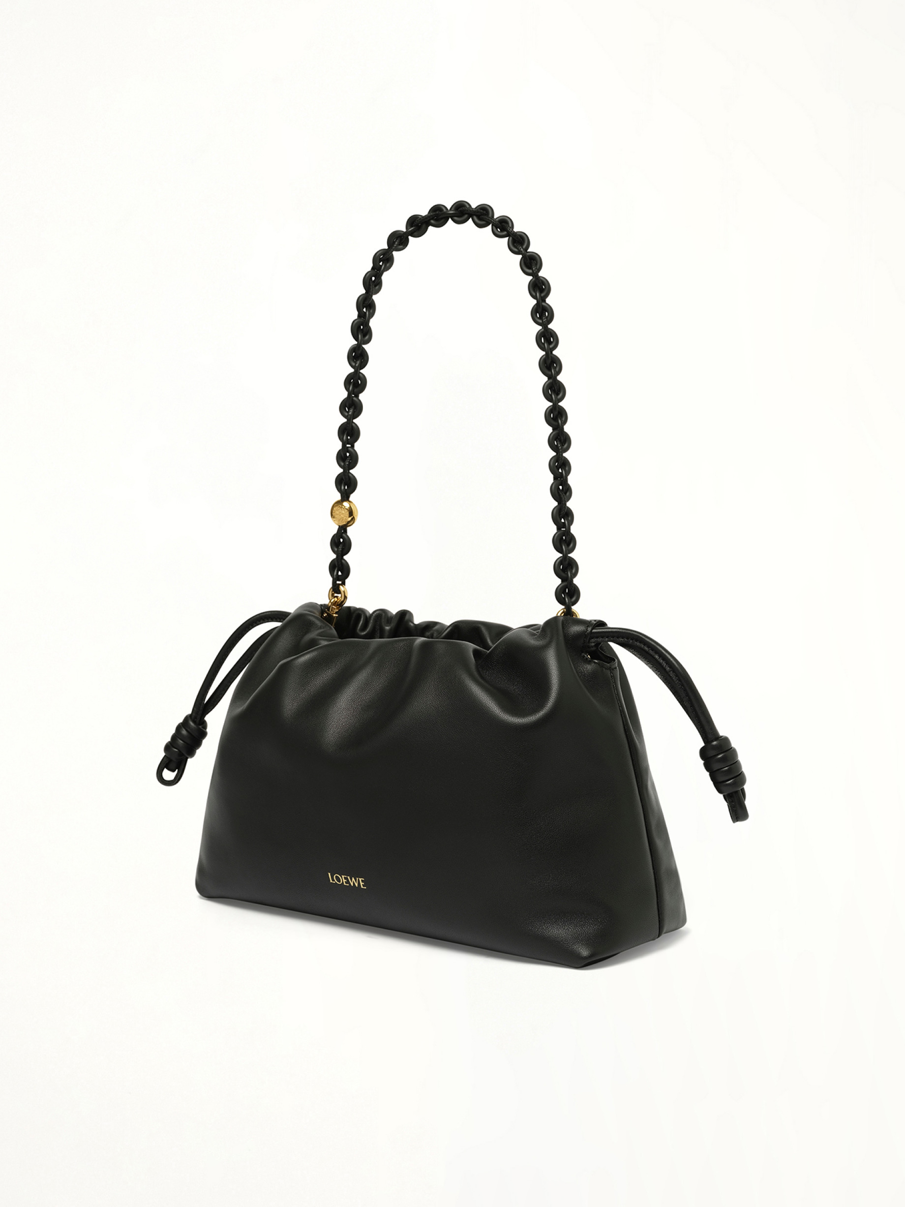 Flamenco Purse M Tonal Chain in Black - 2