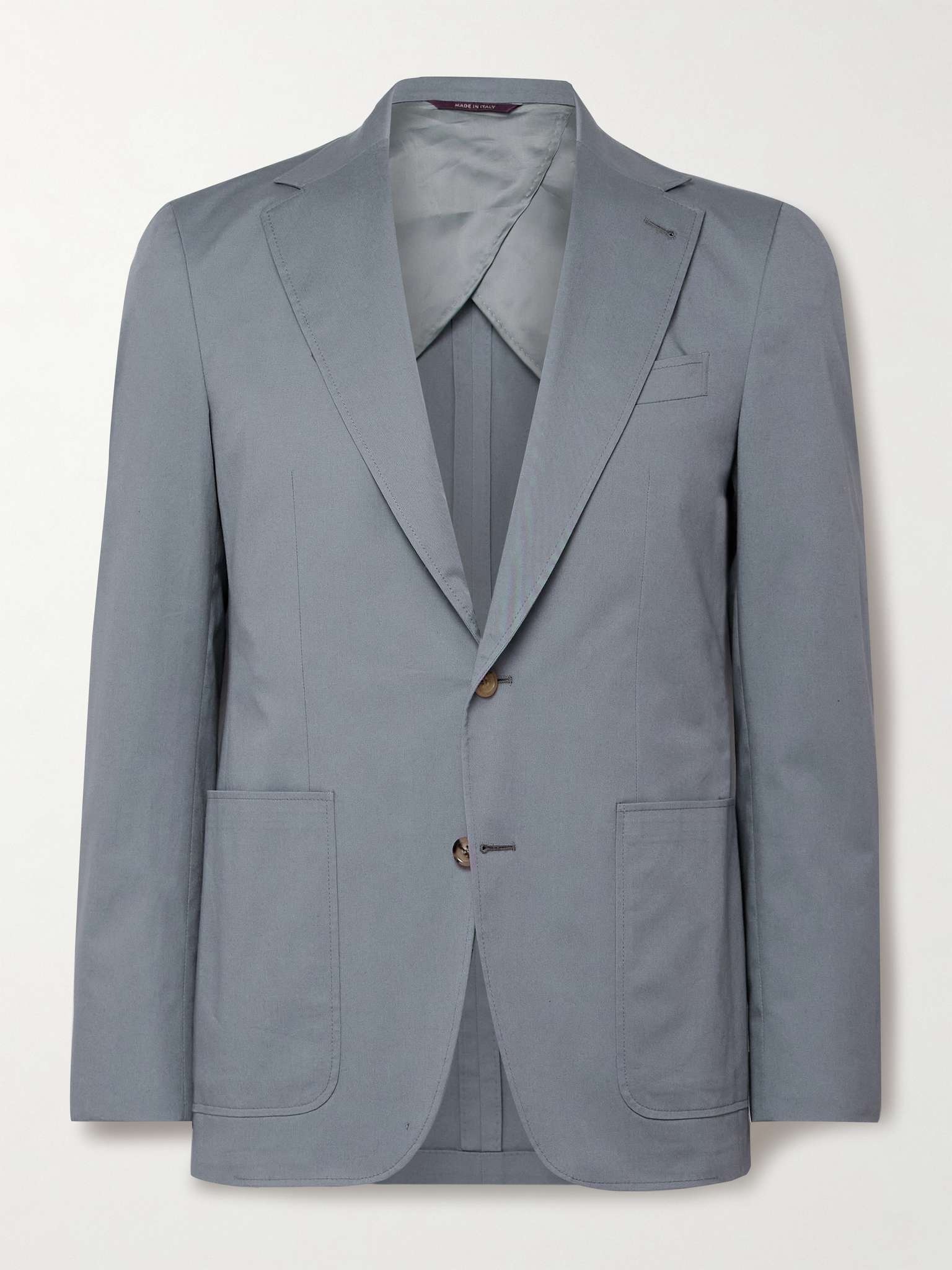 Kei Unstructured Cotton-Blend Suit Jacket - 1