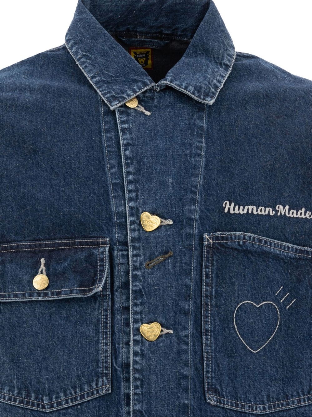 logo-patch jacket - 3