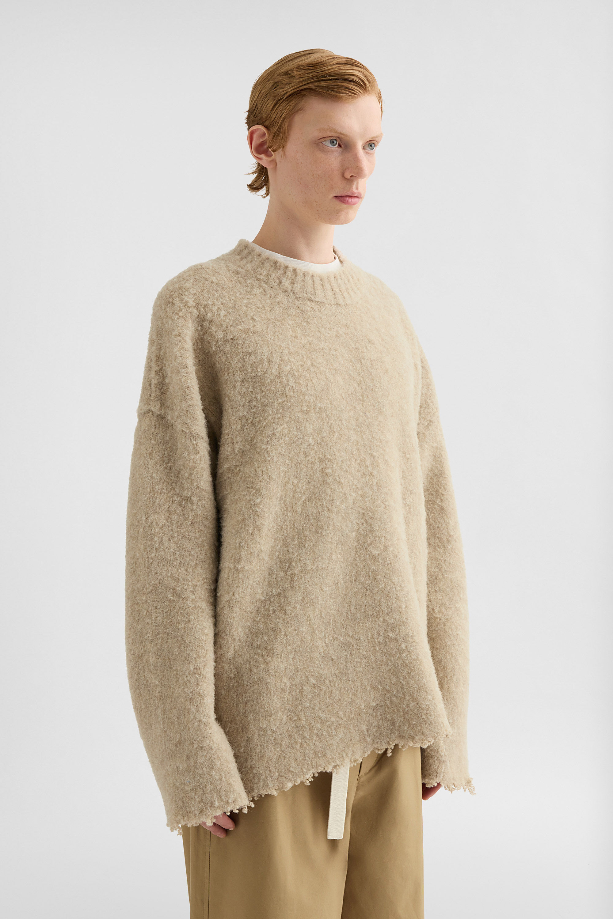 Wool Crew-Neck Sweater - 6