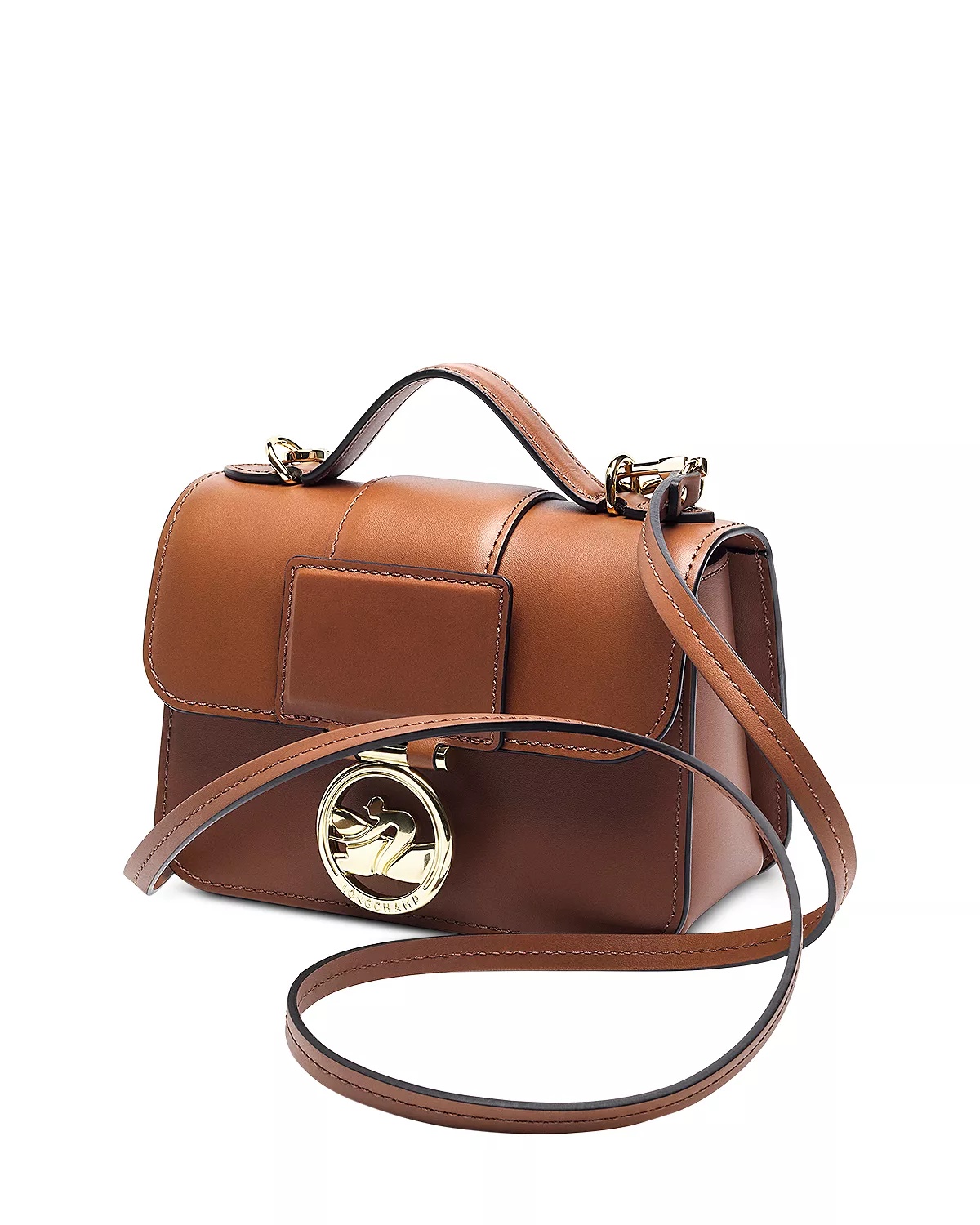 Box-Trot Extra Small Leather Crossbody Bag - 7