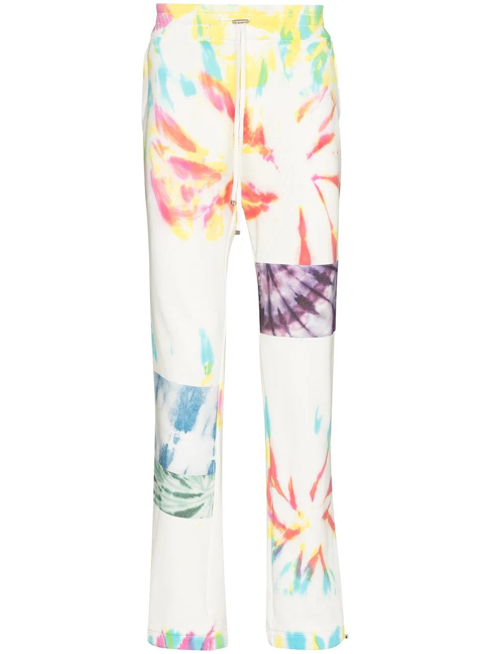 tie-dye cotton track pants - 1