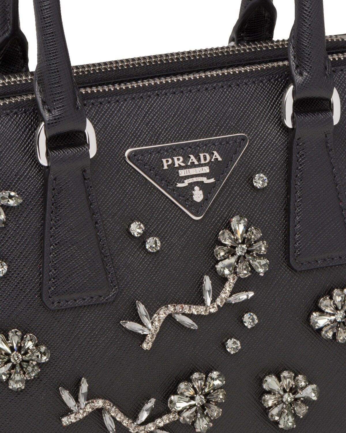 Prada Galleria micro-bag with appliqués - 6