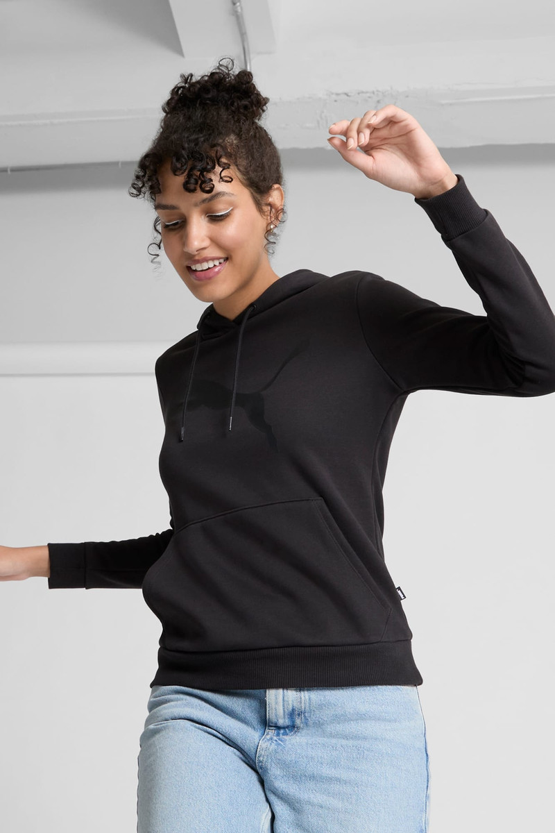 PUMA Essentials Big Cat Logo Women's Hoodie outlook