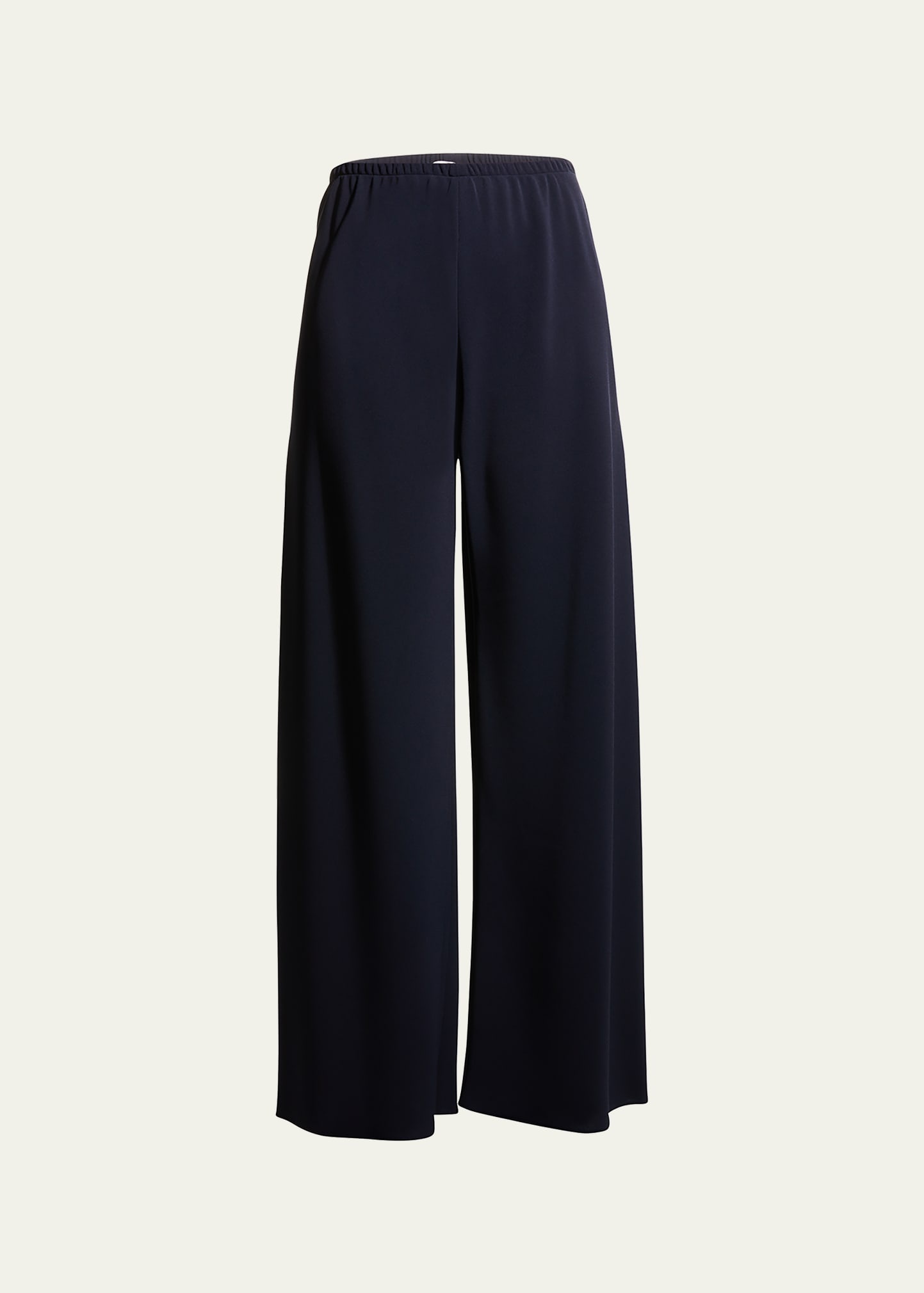 Gala Wide-Leg Crepe Pants - 1