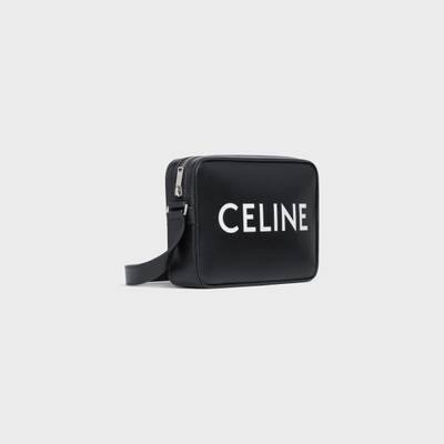 CELINE Medium Messenger Bag in Smooth Calfskin with Celine Print outlook