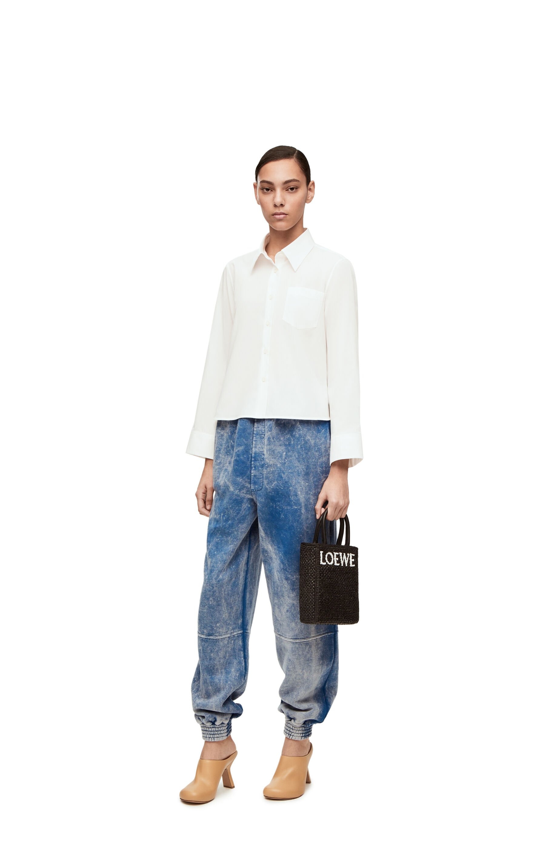 Jogging trousers in cotton fleece - 2