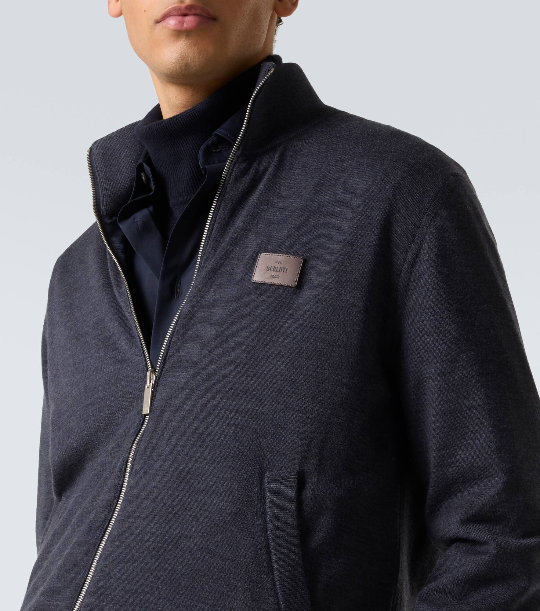 Scrito reversible wool bomber jacket - 5