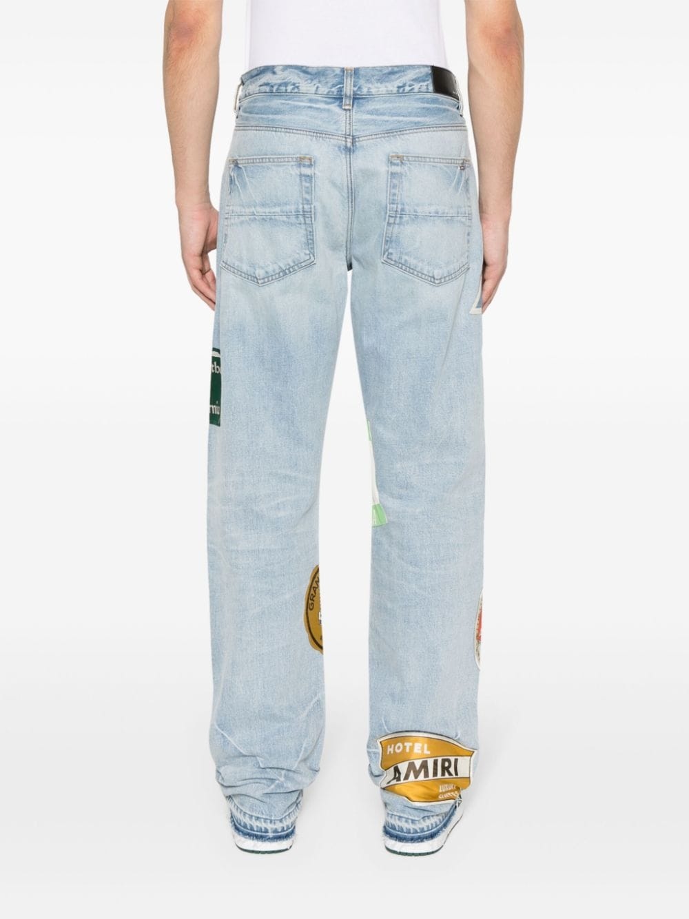 Travel Patch straight-leg jeans - 4