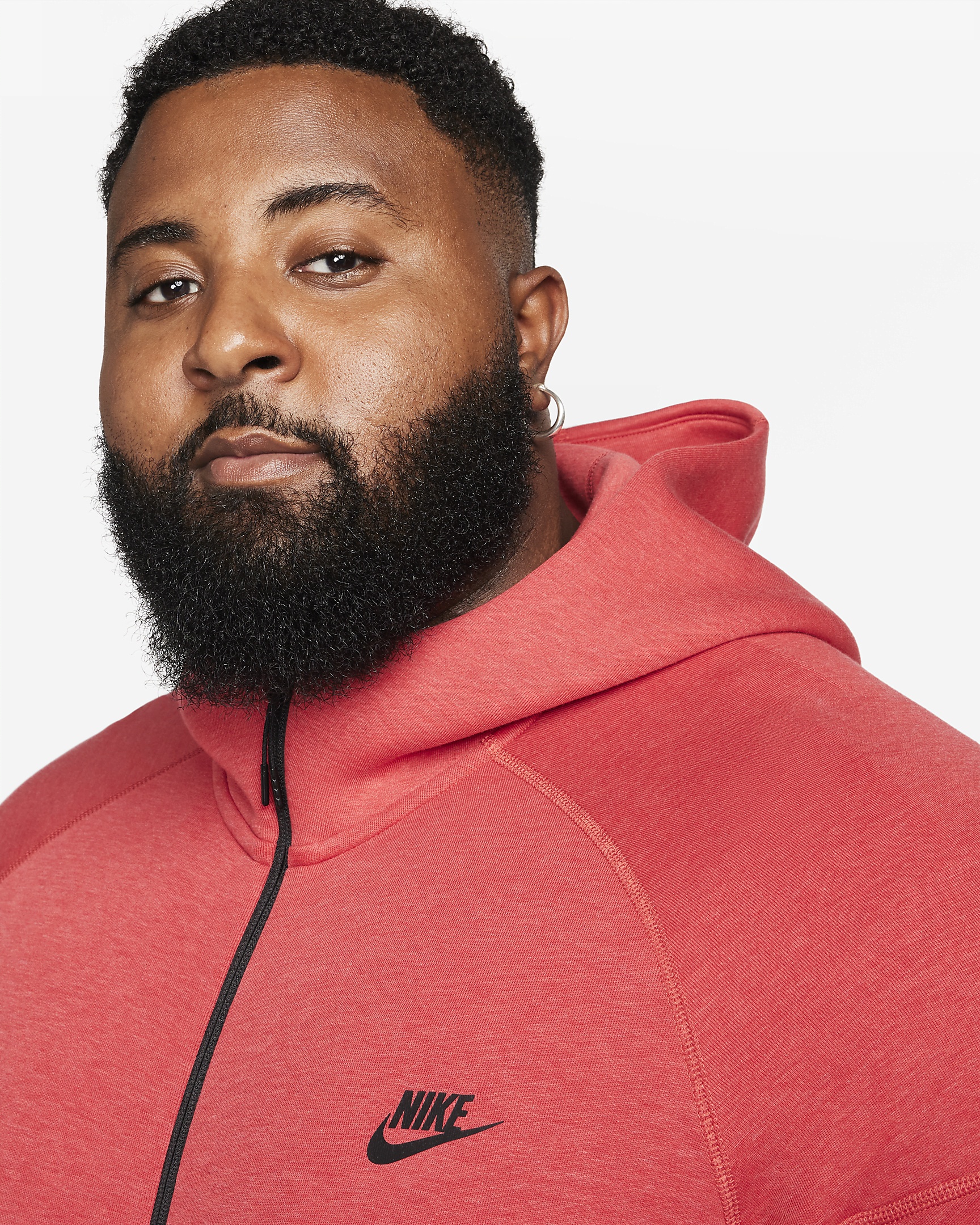 Red nike tech fleece windrunner clearance