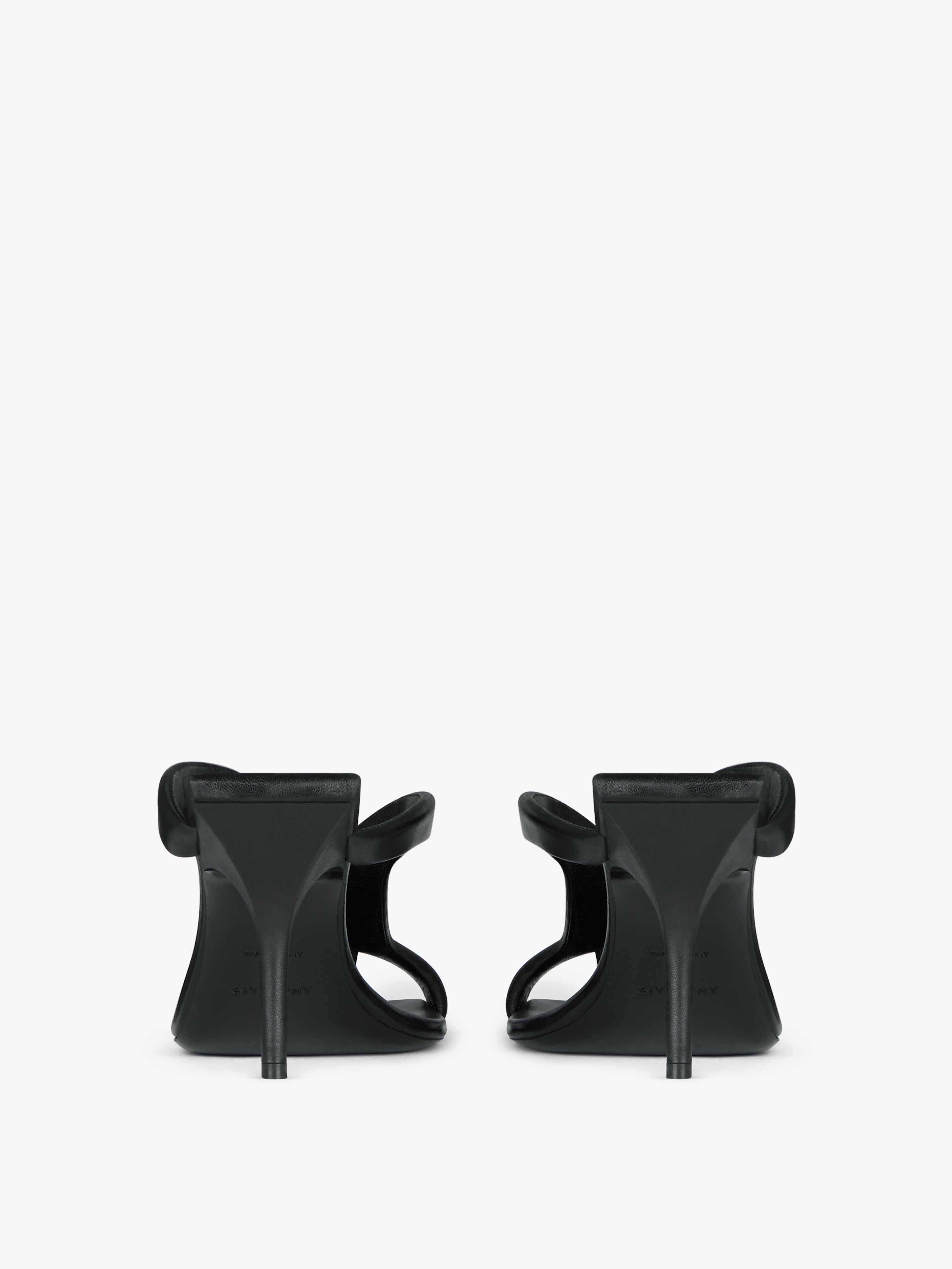 G WOVEN THONG SANDALS IN LEATHER - 7