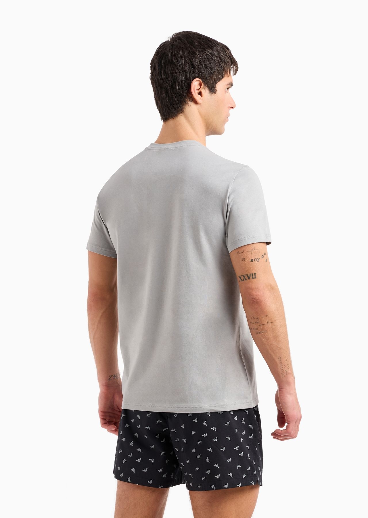 Comfort-fit jacquard-pattern pyjamas with boxers - 5