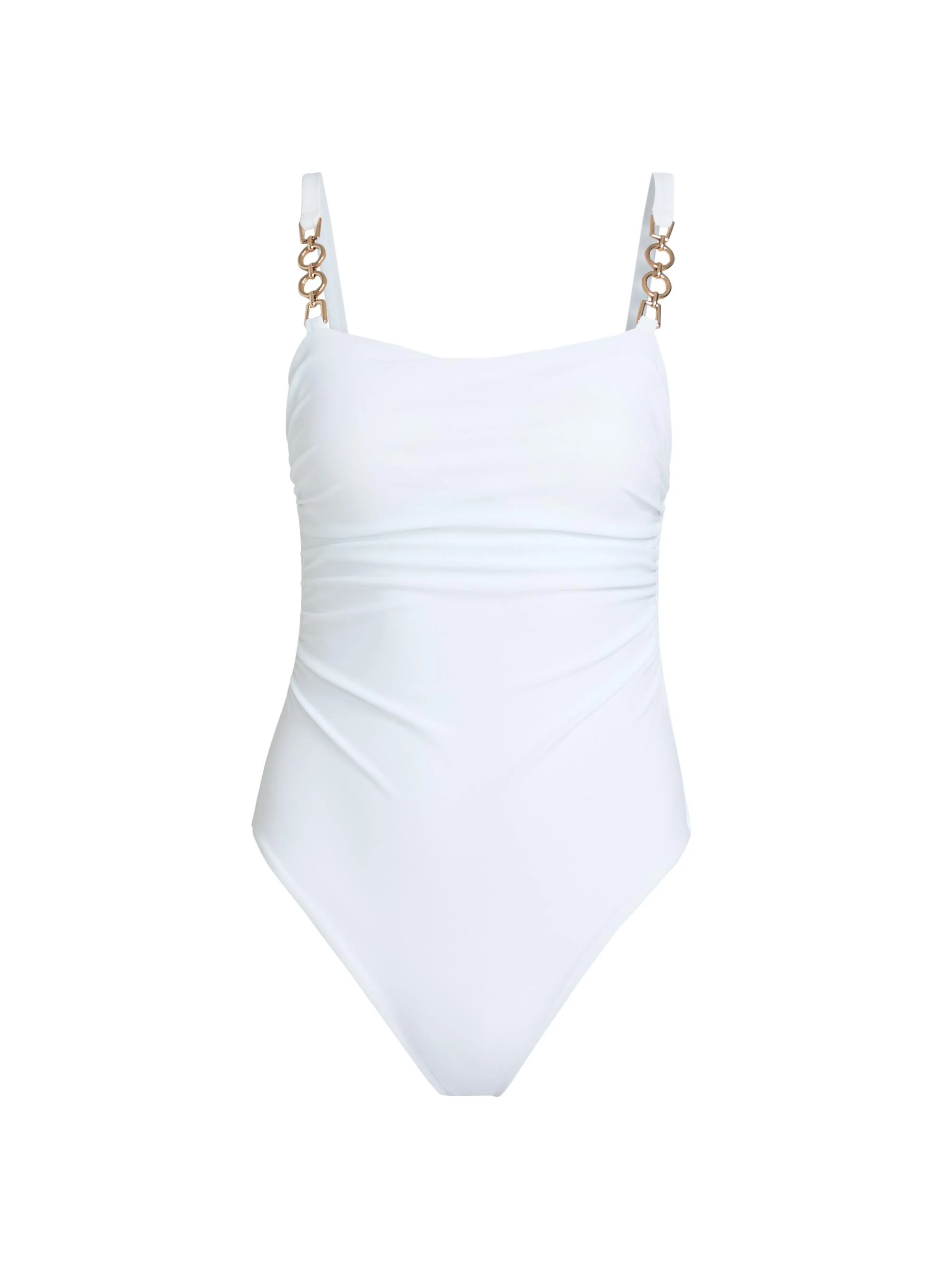Women's Maeve Chain One-Piece Swimsuit - White - 1