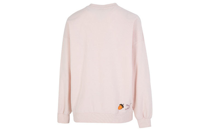 PUMA (WMNS) PUMA FF Bubble Sleeve Crew Neck Sweatshirt 'Pink' 538779-48 outlook