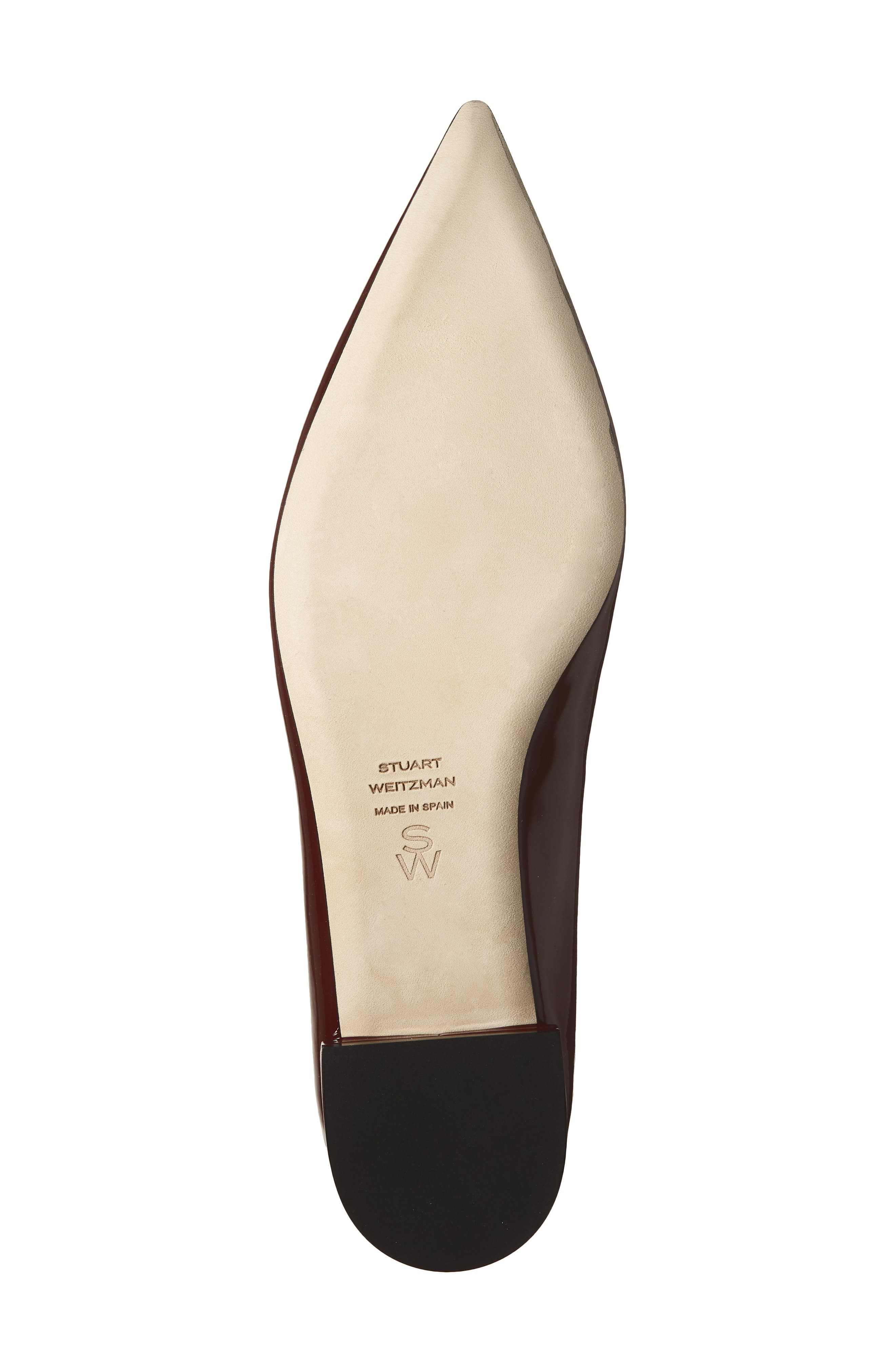 Stuart Weitzman Sovinnie Patent Loafer Flat in Rosewood at Nordstrom - 6