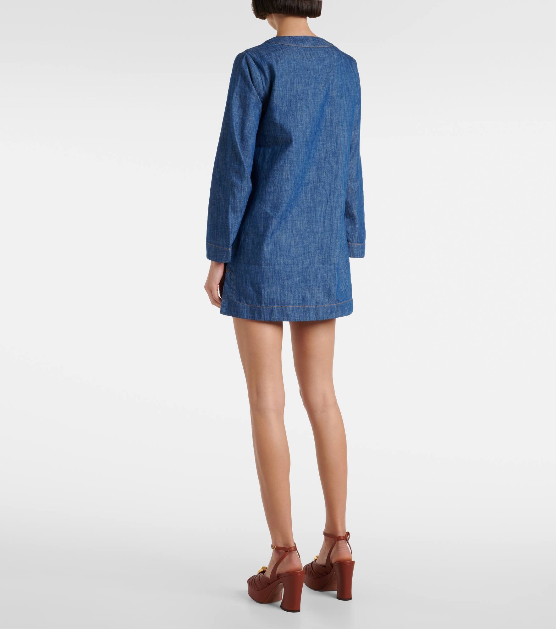 Zimmermann Wylie denim tunic | mytheresa | REVERSIBLE