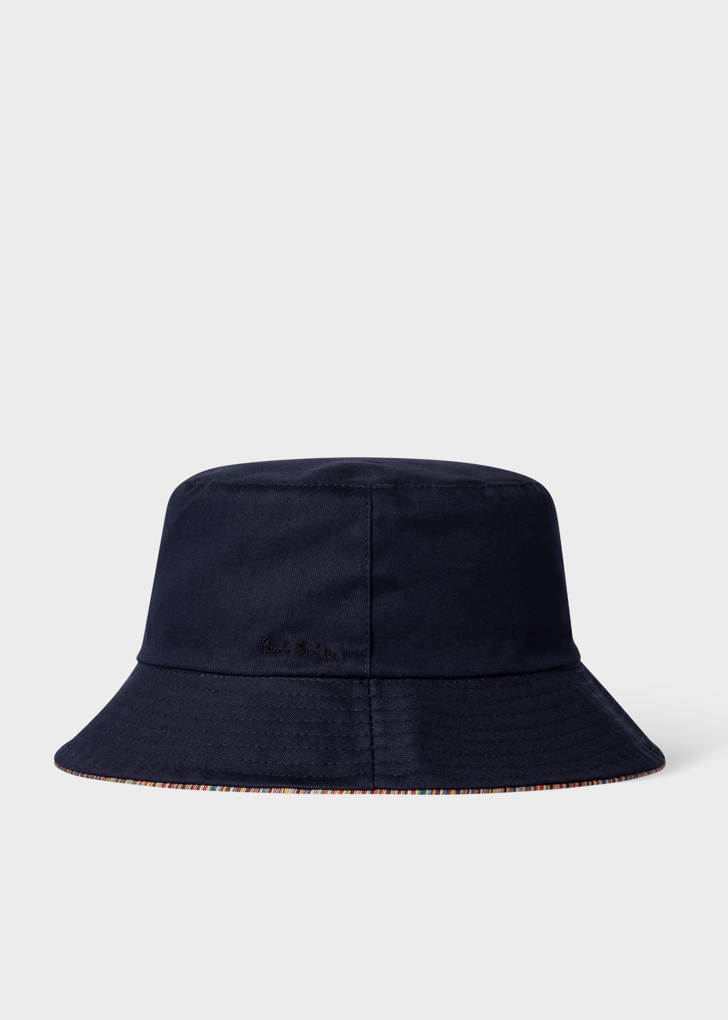 'Signature Stripe' Trim Reversible Bucket Hat - 2